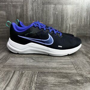 Nike Downshifter 12 Women's size 10 Black Blue Running Shoes DD9294-003